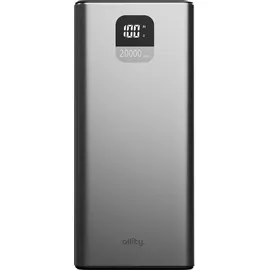 allity APB-100 PD QC 22.5W 20000 mAh Quick Charge, USB LiPo USB-C®, USB-A Grau