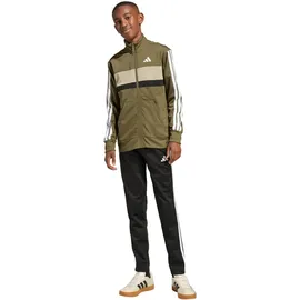 adidas Seasonal Essentials Tiberio Tricot Trainingsanzug - olive strata/white,