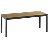 C+P Sitzbank Umkleidebank für Feuchträume, Feuchtraumgeeignet, da verzinkt und einbrennbeschichtet