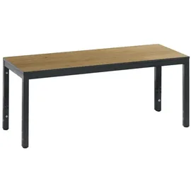 C+P Sitzbank Umkleidebank für Feuchträume, Feuchtraumgeeignet, da verzinkt und einbrennbeschichtet