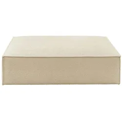 KAWOLA Polsterhocker CARMO Hockerbank Stoff beige