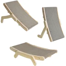 Estexo Katzenkratzbrett 33 cm braun