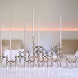 Stoff Nagel Candle Holder - Chrome