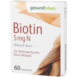 Gesund Leben Biotin 5 mg N Tabletten