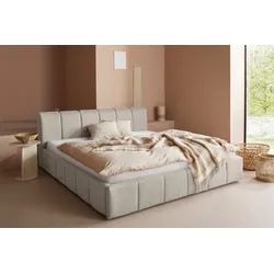 Polsterbett Maileen, incl. Rollrost, beige, , 47883010-0 Struktur weich