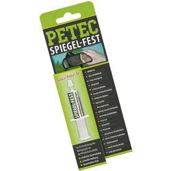 PETEC 93800 Spiegel Fest Klebeset SB-Karte Spezialkleber Rückspiegel