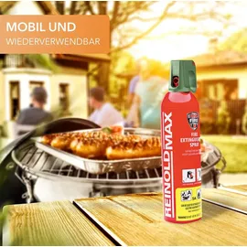 Xenotec Premium Feuerlöschspray – 6er Set - 750ml – Stopfire – Autofeuerlöscher – REINOLDMAX – wiederverwendbar – geeignet für Fettb...
