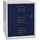 BISLEY PFA Rollcontainer 41,3 x 40 x 52,1 cm blau