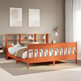 vidaXL Massivholzbett 180 x 200 cm Braun