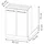 Vicco Kochinsel Fame-Line 60 x 60 x 82 cm Goldfarben
