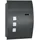 Homcom Briefkasten-32L x 10B x 45H cm-Dunkelgrau | Gr.: onesize