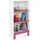 Relaxdays Kinderregal Relaxdays 91 x 48 x 24 cm MDF weiß rosa