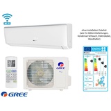 Split Klimaanlage GREE Bora 12000BTU 3,2kW WiFi R32 Klimagerät ohne Inst.Zubehör