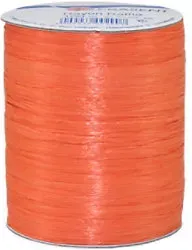 PRAESENT Bastband 133-620 tangerine 5 mm x 100 m 3 Stück