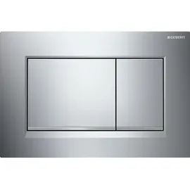 Geberit Sigma30 Betätigungsplatte für 2-Mengen-Spülung hochglanz-verchromt/mattverchromt 115.883.KH.1