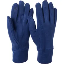 Stylebreaker Einfarbige Touchscreen Fleecehandschuhe Blau 10