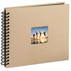 Hama Fotoalbum Fine Art, 36 x 32 cm, 50 Seiten, Photoalbum Taupe braun
