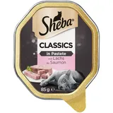 Sheba Classics in Pastete mit Lachs 44 x 85 g
