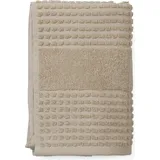 Juna Check Handtuch 50 x 100 cm sandfarbig