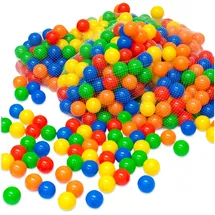 LittleTom 550 bunte Bälle für Bällebad 5,5cm Babybälle Plastikbälle Baby Spielbälle