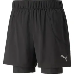 PUMA Herren RUN 2IN1 5 SHORT, PUMA BLACK, XXL