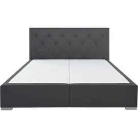 Home Affaire Boxbett HOME AFFAIRE "Tynan", grau (anthrazit), B:194cm L:210cm, Komplettbetten, Boxspringbett, wahlweise mit Bettkasten, in H2, H3 & H4 erhältilich