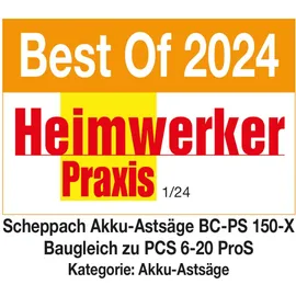 SCHEPPACH Akku Gehölzschneider BC-PS150-X 20V-IXES 1x2,0Ah Akku + Ladegerät