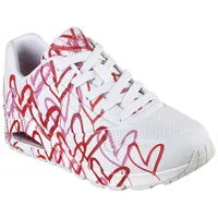 SKECHERS Uno - Spread the Love white/red/pink 38