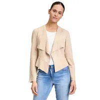 Betty Barclay Blazer-Jacke ohne Verschluss Beige | 48