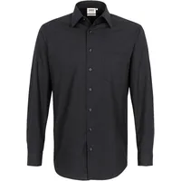 Hakro Hemd Mikralinar® Comfort schwarz, M