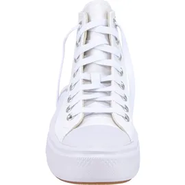 Converse CHUCK TAYLOR ALL STAR MOVE PLATFORM LEATHER in Weiss,