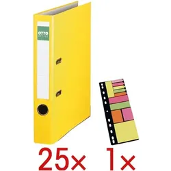 OTTO Office 25 Ordner »Exclusive I« inkl. 1x Haftstreifen gelb, 5x32x28.5 cm
