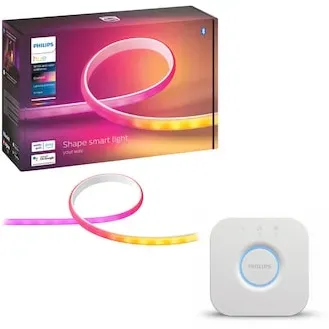 Preisvergleich Produktbild Philips Hue Gradient Ambience Lightstrip 2m Basis + Bridge