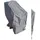 Gravidus Abdeckhaube 65 x 65 cm Grau