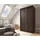 masseno Schwebetürenschrank SOFIA 120 x 216 x 61 cm Wenge/Rot