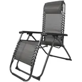 Mojawo Luxus Comfort Liegestuhl 67 x 175 x 108 cm schwarz