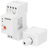 Orno Dämmerungssensor für Din-schiene mit externer Sonde, Ip65 Lichtstärke Lux, versiegelter Außensensor im Gehäuse