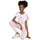 adidas Essentials T-Shirt, white/pink fusion 9-10 Years