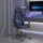 vidaXL Gaming-Stuhl Drehbar Blau
