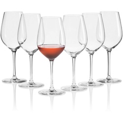 Mäser Rotweinglas, Il Premio, Transparent, Glas, 6-teilig, 440 ml, 36.5x27x27 cm, Essen & Trinken, Gläser, Weingläser, Rotweingläser