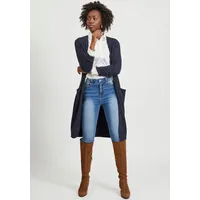 VILA VIRIL Longstrickjacke Blau M