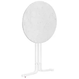 MFG Klapptisch Werzalit Ø 80 x 115 cm weiß