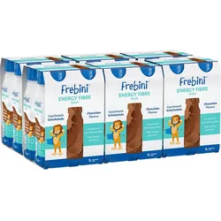 Frebini Energy Fibre Trinknahrung Schokolade 6X4X200 ml Flüssigkeit