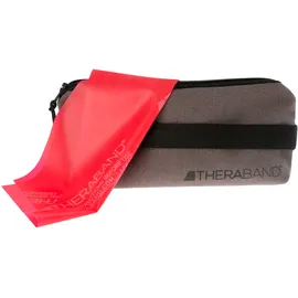 Thera Band ORIGINAL Übungsband Fitnessband inkl. Tasche 2,5 m, Mittel ROT, rot