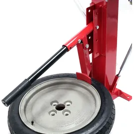 Wiltec Universelles Reifenmontiergerät 4" bis 21" (101,6-533,4 mm), für Achsen Ø 12-25 mm, Reifenmontagegerät Stahl zur manuellen Montage und Demontage