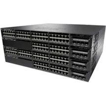 Cisco Catalyst 3650 IP Services Rackmount Gigabit Managed Stack Switch, 48x RJ-45, 4x SFP, 775W PoE+