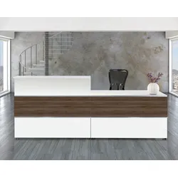 Empfangstheke Büro Atlanta mit Arbeitsplatz