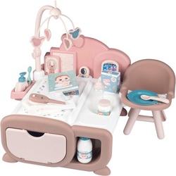 Smoby Puppen Pflegecenter Baby Nurse, Cocoon 3-in-1, mit Sound; Made in Europe rosa