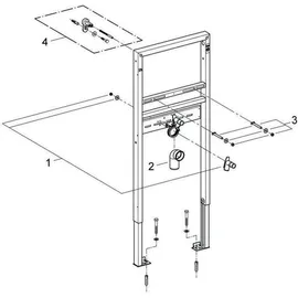 Grohe Rapid SL Vorwandelement für Waschtisch 113 cm