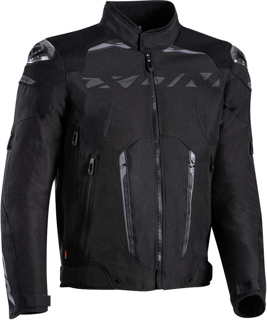Ixon Blaster Motorfiets textiel jas, zwart, XL